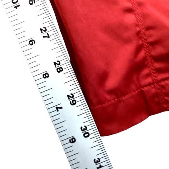 GUESS Jeans Red Chino Pants Y34A0148 Slim Fit Size 31 Y2K Shiny Stretchy Sexy - Picture 10 of 14